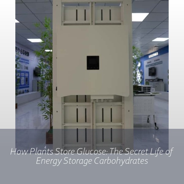 How Plants Store Glucose: The Secret Life of Energy Storage Carbohydrates